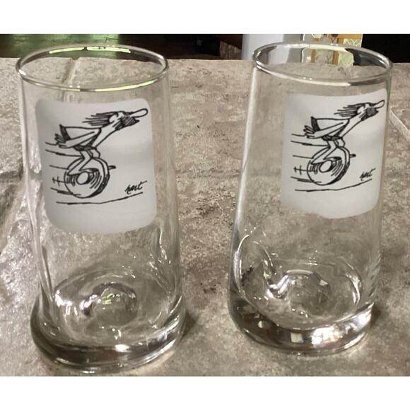 2 ~ Vintage 1970s BC Comics Johnny Hart Caveman Drinking Glasses ~ 5.25” - Picture 2 of 10